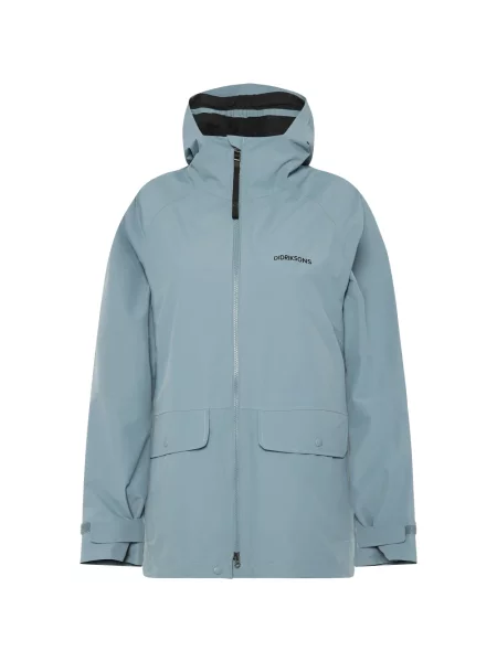 Parka Didriksons niebieska