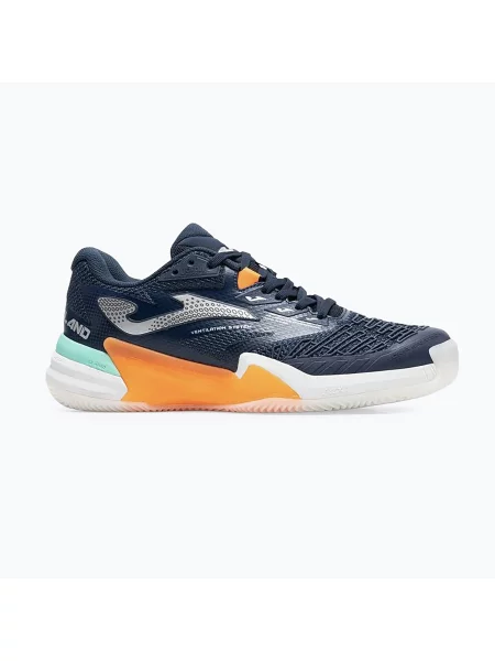 Férfi teniszcipők Joma Roland C navy blue/orange. Méret: 44 EU kék