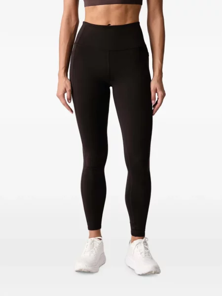 Leggings Skechers cu talie înaltă maro