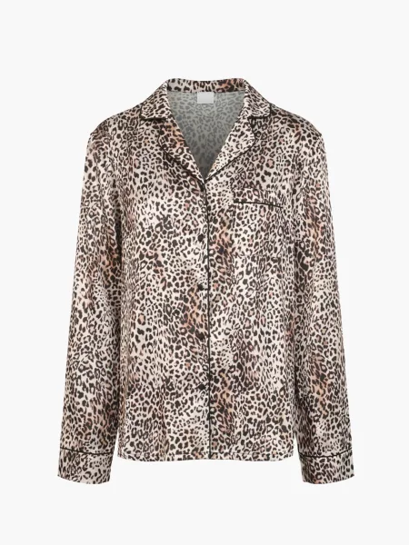 Cfab Spavaćica Satin Pyjama Hemd' bež