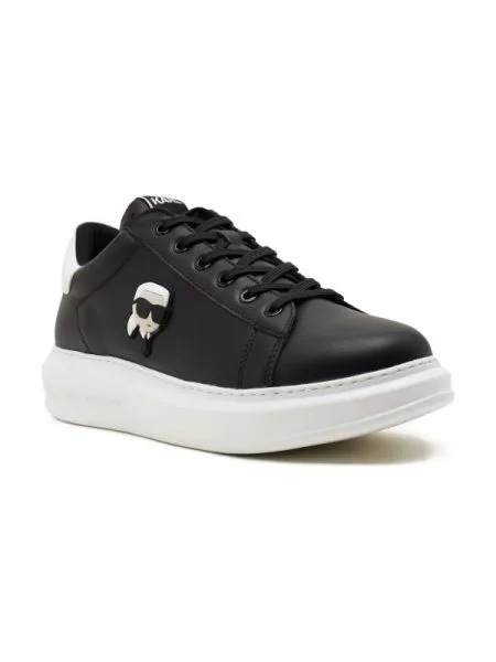 Karl Lagerfeld De piele sneakers KAPRI Karl NFT Lo Lace negru