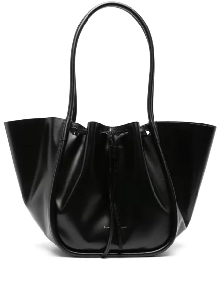 Geanta de piele Proenza Schouler din piele negru