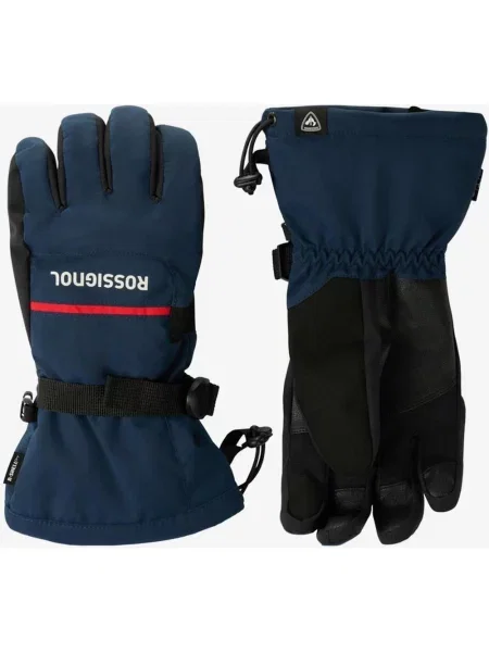 Rękawice rossignol action ski r-shell dry granatowy S niebieski