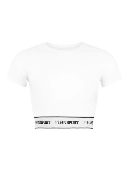 Cropp tricou Plein Sport alb