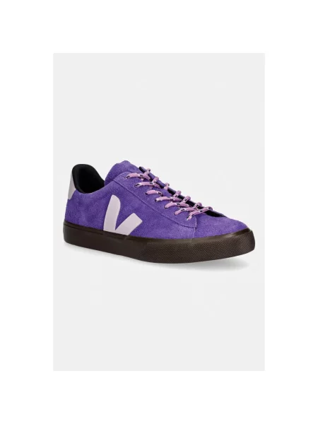 Sneakersy Veja Campo zamszowe fioletowe