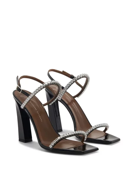 Sandalai Giuseppe Zanotti su kristalais juoda