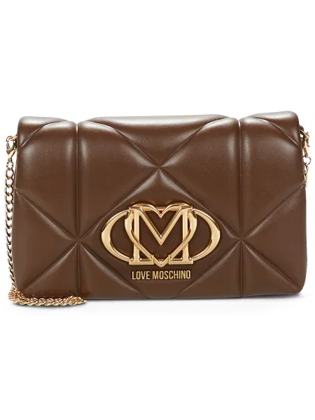 Kabelka LOVE MOSCHINO hnedá