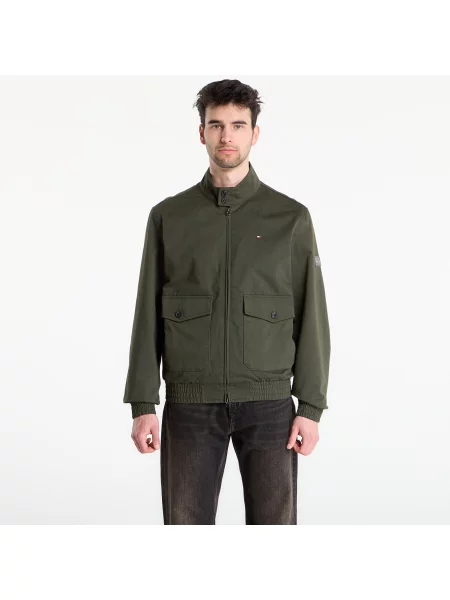 Tommy Hilfiger Prijelazna jakna Harrington zelena