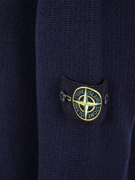 Pulover Stone Island cu strasuri albastru
