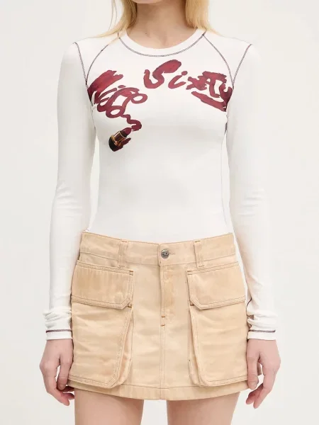 Fusta mini Diesel bej