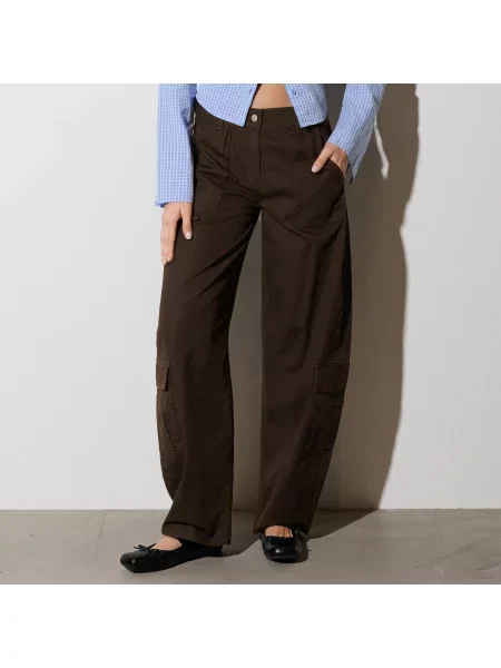 Брюки Cropp коричневые