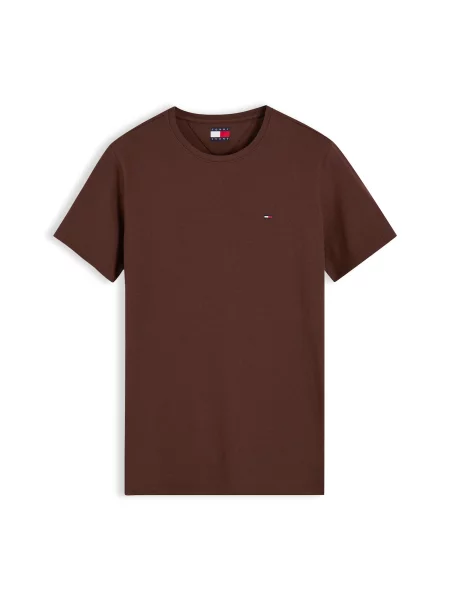Tommy Jeans Tričko hnědá