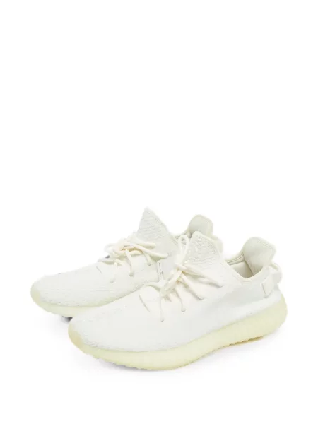 Sneakerși Adidas Yeezy tricotate alb
