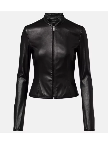 Geanta de piele Gucci negru