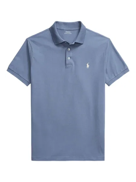 Șapcă Polo Ralph Lauren din fleece cu dungi cu volane albastru