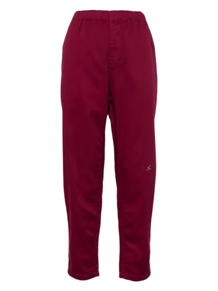 Pantaloni Undercover cu broderie violet