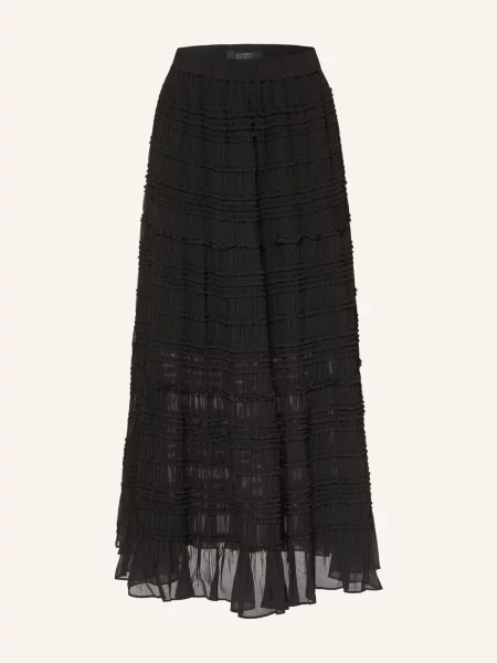 Allsaints Sukně Lotus S Volánky černá