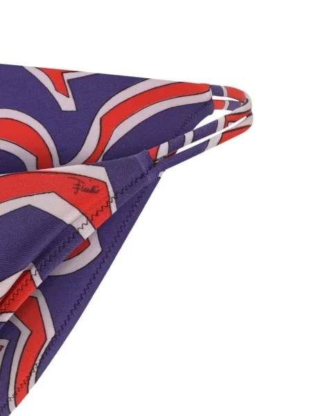 Bikini Pucci cu imagine cu imprimeu geometric violet