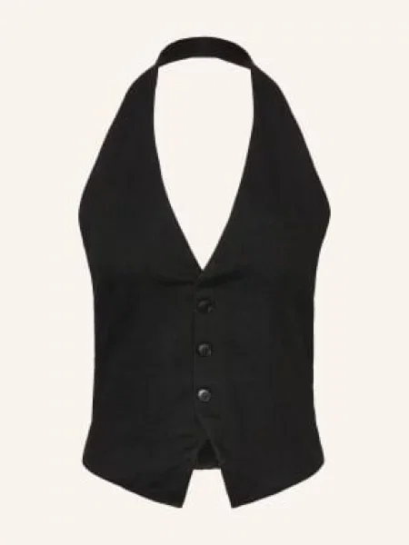 Eleh Kamizelka Blezerowa schwarz czarna