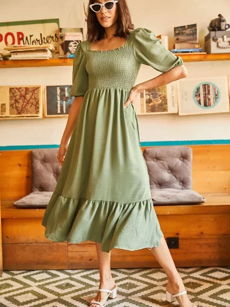 Rochie Olalook verde