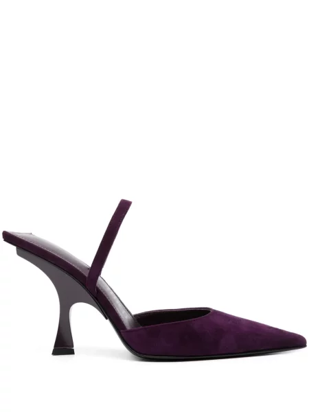 Papuci tip mules The Attico slingback violet