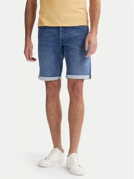 Džínové šortky Petrol Industries modré