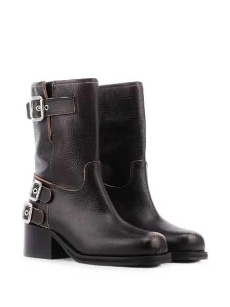 Μποτάκια Toral Shoes με αγκράφα καφέ