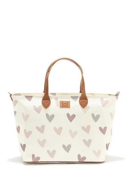 La Millou torba HEARTBEAT BEIGE beżowa