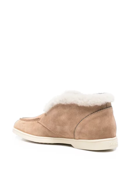 Pantofi loafer Doucal's din piele de căprioară