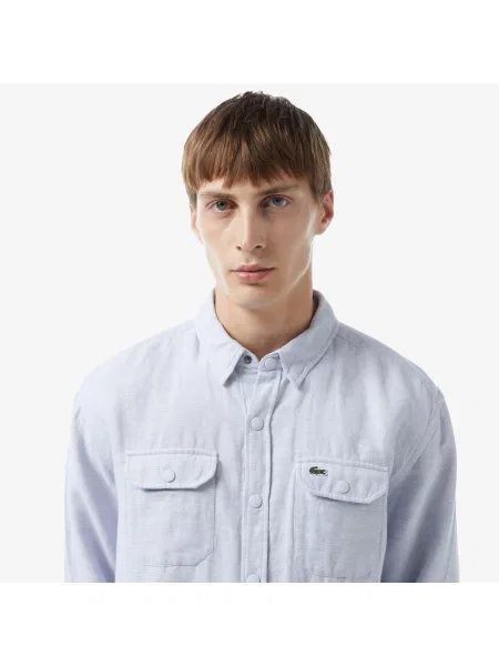 Рубашка Lacoste голубая