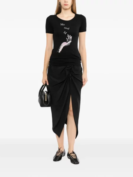 Tricou Yohji Yamamoto cu imagine negru