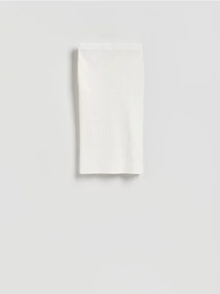 Reserved Fustă midi crem