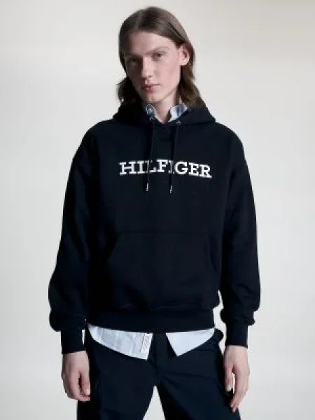 Mikina Tommy Hilfiger modrá