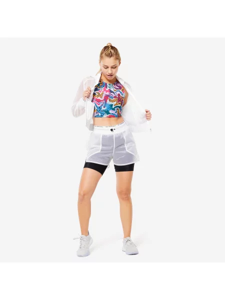 Bluza na Domyos fitness biała