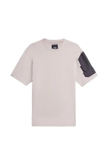 Tricou Y-3 scurt maro