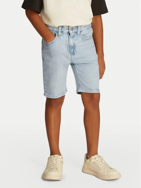 Calvin Klein Jeans Τζιν σορτσάκια μπλε