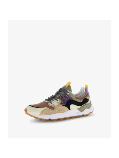 Sneakersy Flower Mountain w kwiatki skórzane