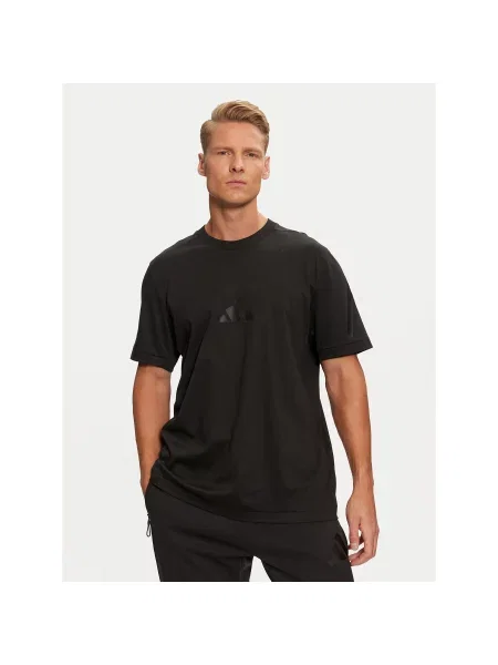T-Shirt adidas μαύρο