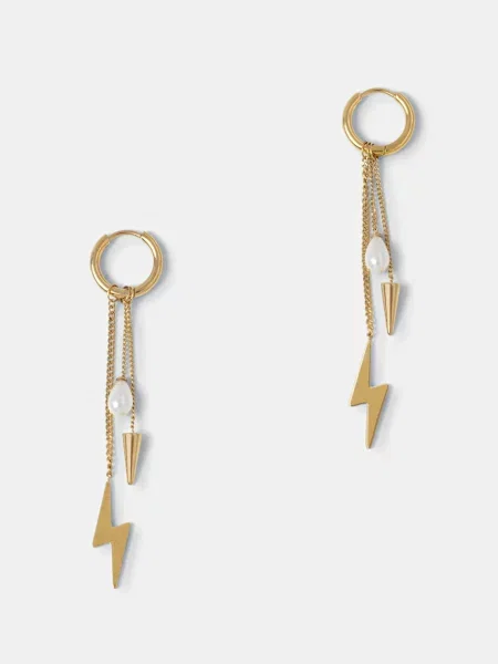 Pozlačeni uhani EDBLAD Peak zlata