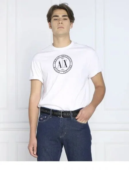 Armani Exchange Tricou | Comfort fit alb