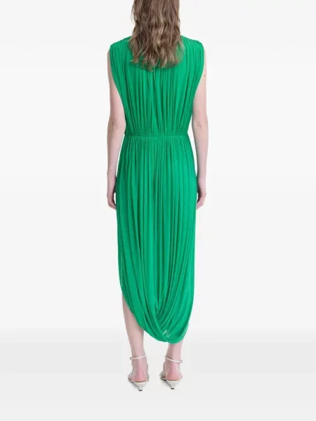 Rochie Fforme drapată verde