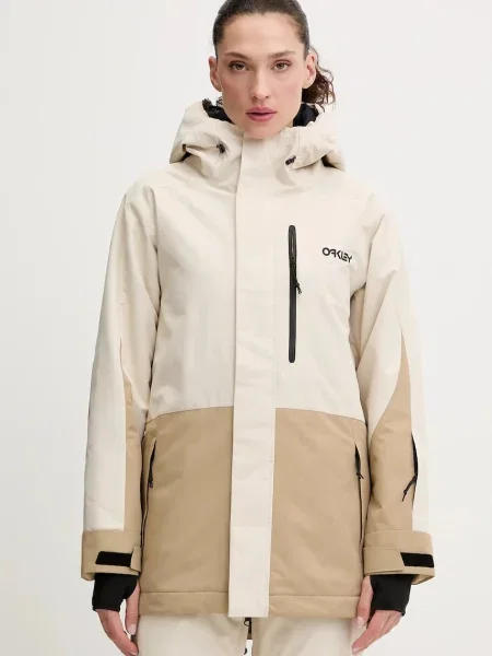 Lyžařská bunda Oakley TNP TBT béžová