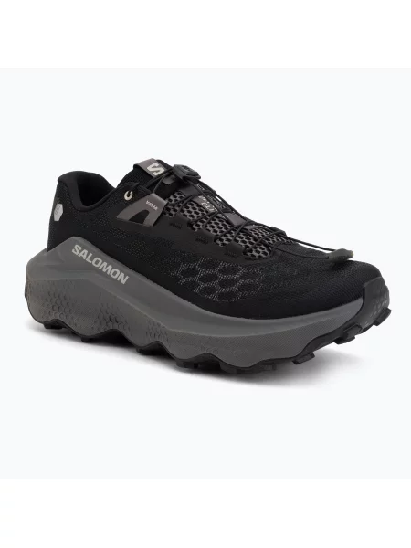 Мъжки обувки за бягане Salomon Ultra Glide 4 black/dark gull gray/silver cloud черно