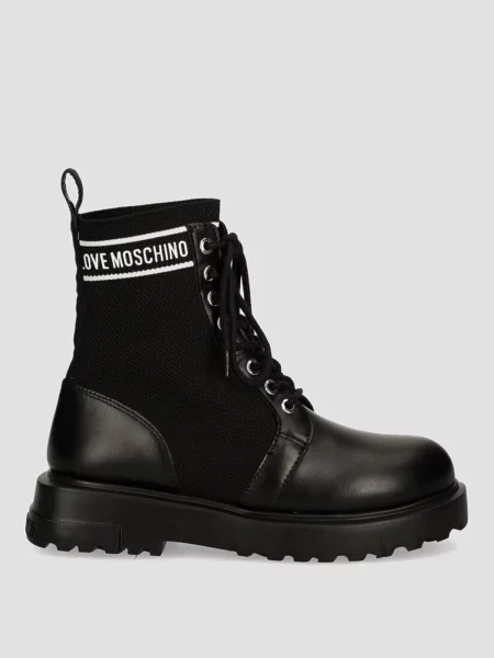 Шкіряні Черевики Moschino чорний