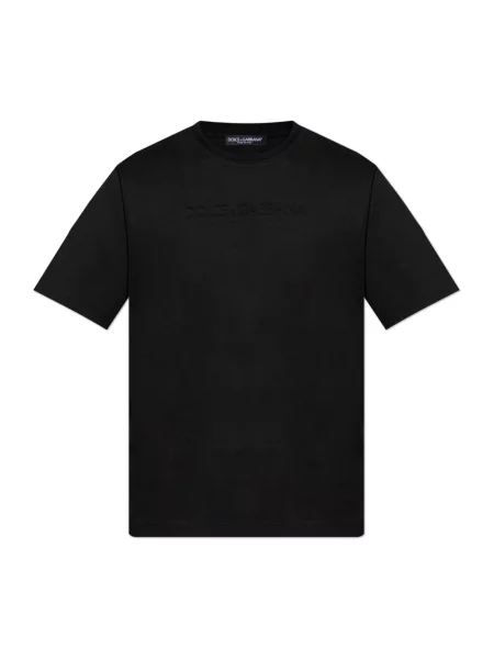 Koszulka Dolce And Gabbana z logo czarna