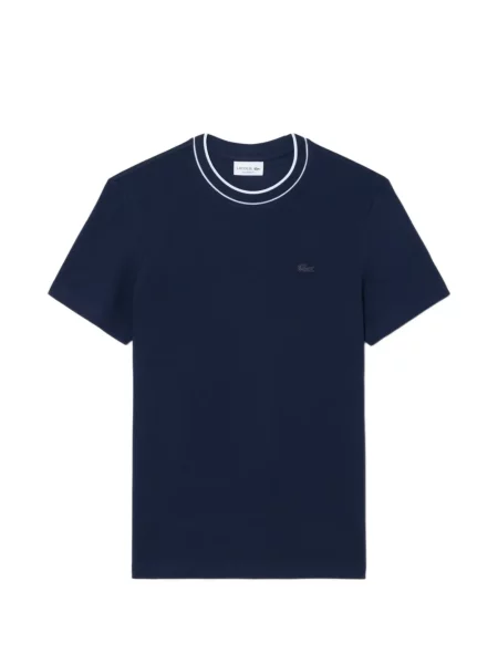 Tricou Lacoste cu autograf albastru