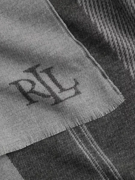Fular Lauren Ralph Lauren cu imagine gri