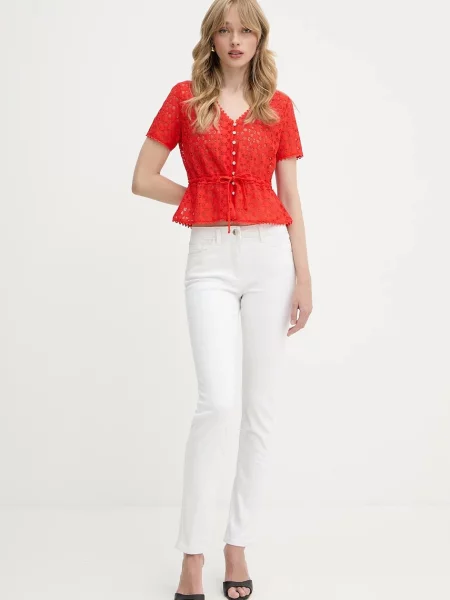 Блузка Morgan візерунок DATE червоний