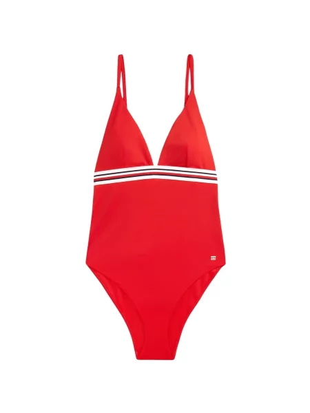 Costum de baie Tommy Hilfiger roșu