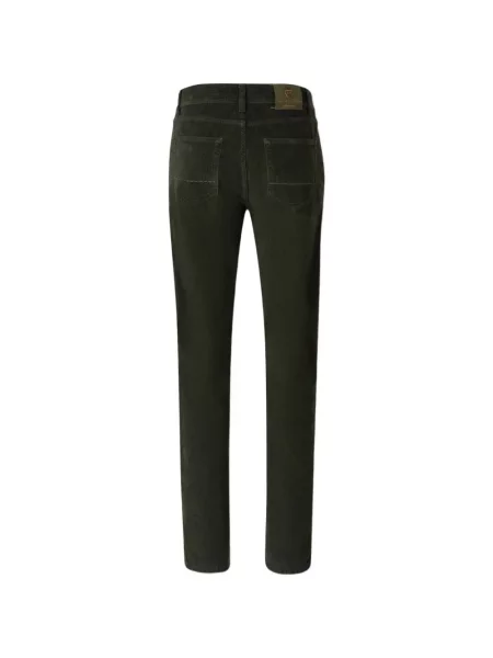 Pantaloni Richard J. Brown de catifea cord verde